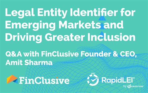 Legal Entity Identifier for Emerging Markets and Driving Greater 